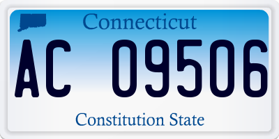 CT license plate AC09506