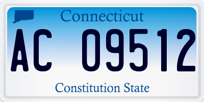 CT license plate AC09512