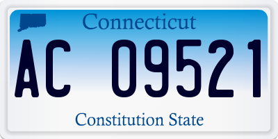 CT license plate AC09521