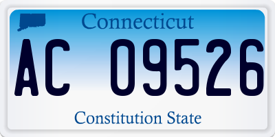 CT license plate AC09526