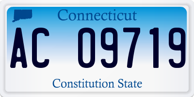 CT license plate AC09719