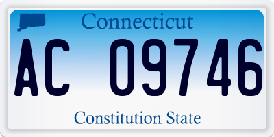 CT license plate AC09746