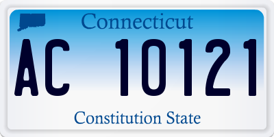 CT license plate AC10121