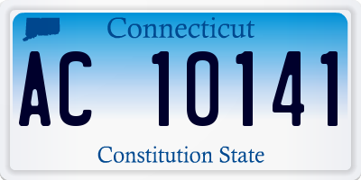 CT license plate AC10141