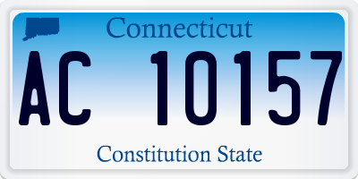 CT license plate AC10157