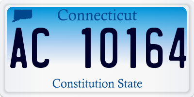 CT license plate AC10164