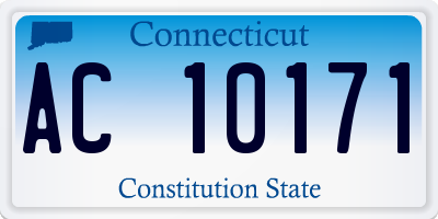 CT license plate AC10171