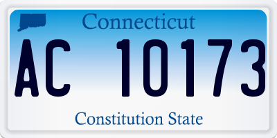 CT license plate AC10173