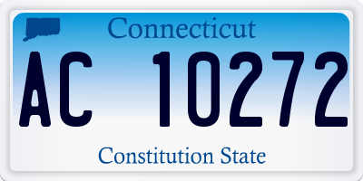 CT license plate AC10272