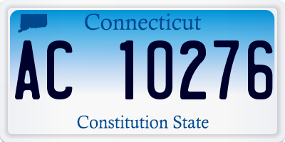 CT license plate AC10276