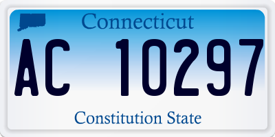 CT license plate AC10297