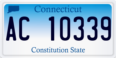 CT license plate AC10339