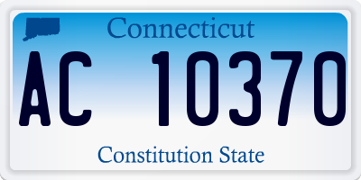 CT license plate AC10370