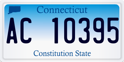 CT license plate AC10395