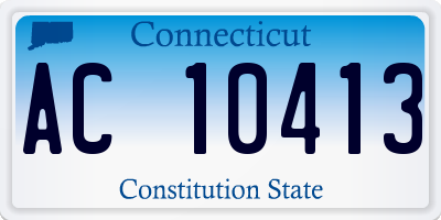 CT license plate AC10413