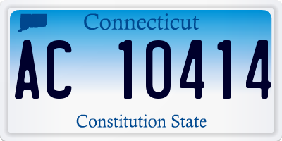 CT license plate AC10414