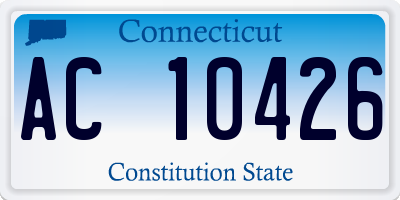 CT license plate AC10426