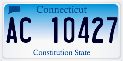 CT license plate AC10427
