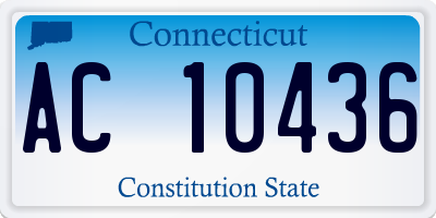 CT license plate AC10436