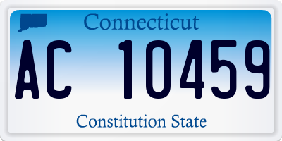 CT license plate AC10459