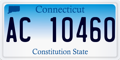 CT license plate AC10460