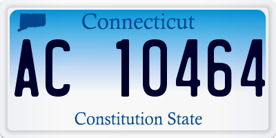 CT license plate AC10464