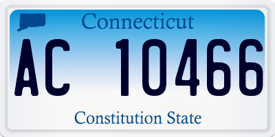 CT license plate AC10466