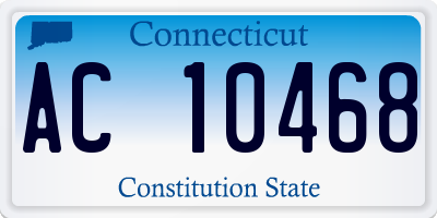 CT license plate AC10468