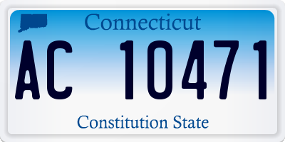 CT license plate AC10471