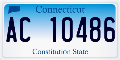 CT license plate AC10486