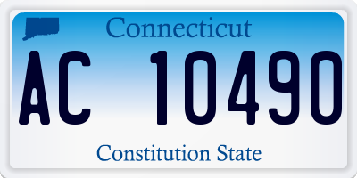 CT license plate AC10490