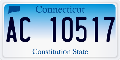 CT license plate AC10517