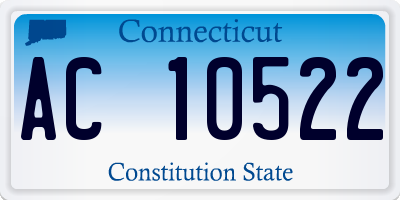 CT license plate AC10522