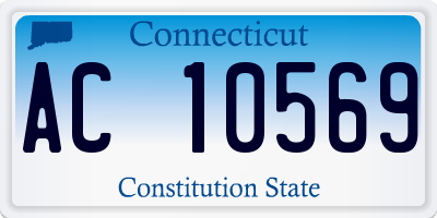 CT license plate AC10569