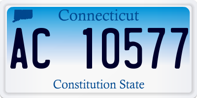 CT license plate AC10577