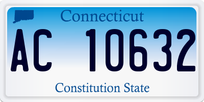 CT license plate AC10632