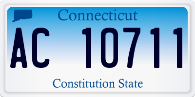 CT license plate AC10711