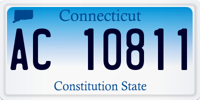 CT license plate AC10811