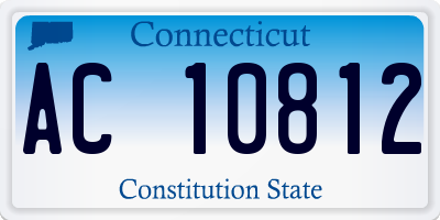 CT license plate AC10812