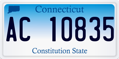 CT license plate AC10835