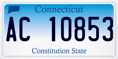 CT license plate AC10853