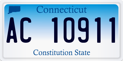 CT license plate AC10911