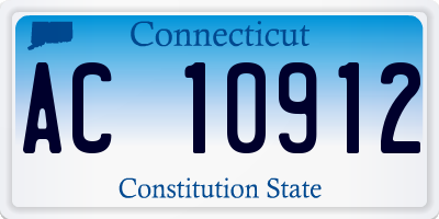 CT license plate AC10912