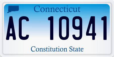 CT license plate AC10941