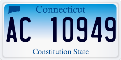 CT license plate AC10949