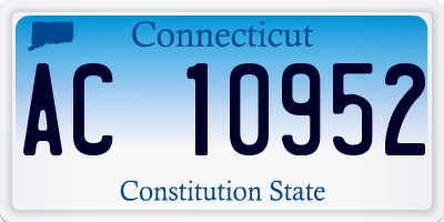 CT license plate AC10952