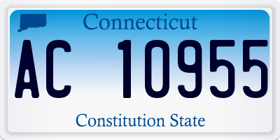 CT license plate AC10955