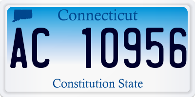 CT license plate AC10956