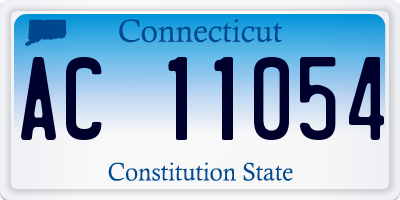 CT license plate AC11054