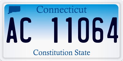 CT license plate AC11064